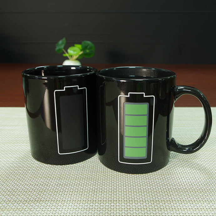 Creative Battery Magic Coffee Mug Positive Energy