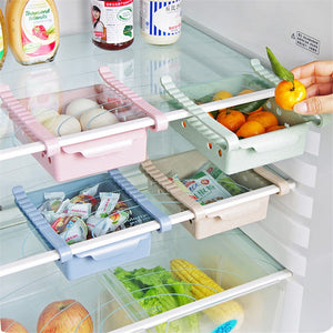 Refrigerator Storage Box Kitchen Accessories Space-saving Cans Finishing Four Case Organizer Creative  Twitch Type Glove Box New