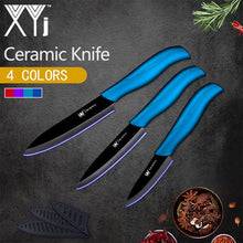 Load image into Gallery viewer, XYj Ceramic Knife Kitchen Knife Set New Arrival 2018 Light Weight Kitchen Ceramic Knife Set 3&quot; 4&quot; 5&quot; inch Cooking Knife Tools